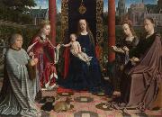 Gerard David The Mystic Marriage of St Catherine (mk08) oil